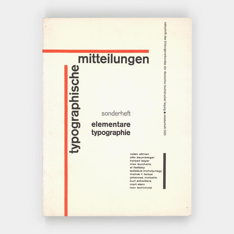 Elementare Typographie (1986)