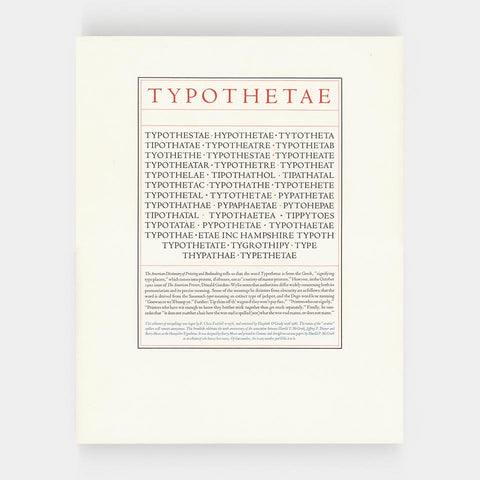 Typothetae