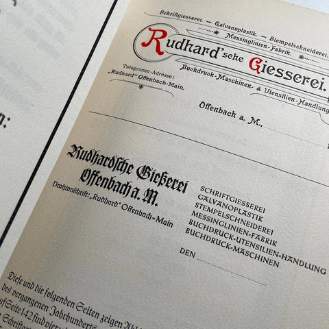 Über Schönheit von Schrift und Druck