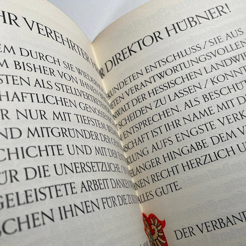 Über Schönheit von Schrift und Druck