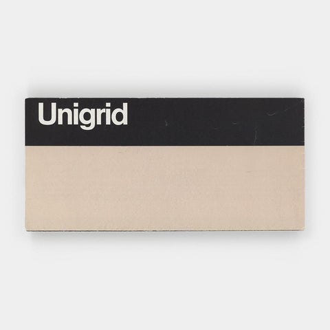 Unigrid: Design Specifications (Massimo Vignelli)