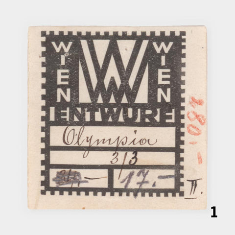 [8 Wiener Werkstätte labels and tags]