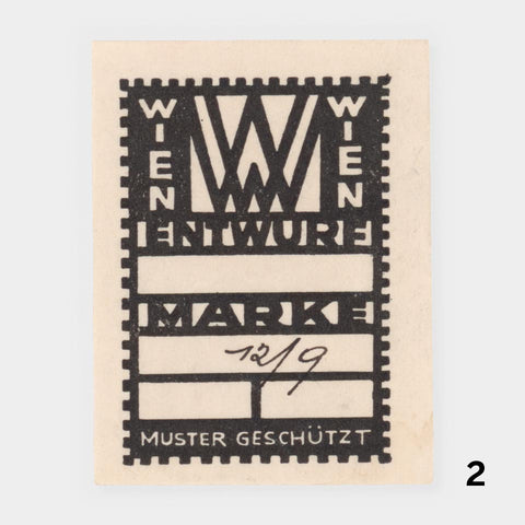[8 Wiener Werkstätte labels and tags]