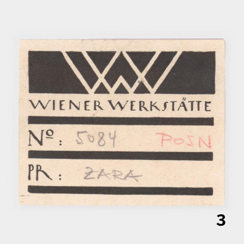 [8 Wiener Werkstätte labels and tags]