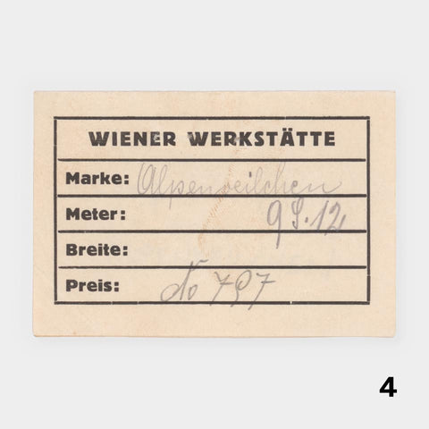 [8 Wiener Werkstätte labels and tags]