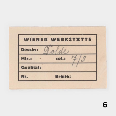 [8 Wiener Werkstätte labels and tags]