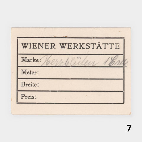 [8 Wiener Werkstätte labels and tags]