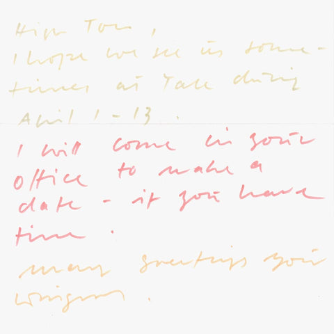[a letter from Wolfgang Weingart]