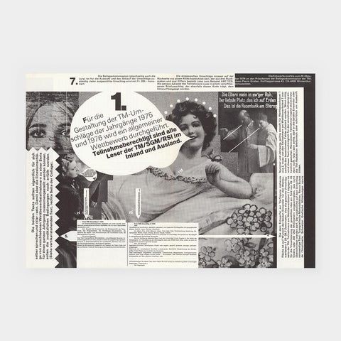 Typografische Monatsblätter Cover competition (Wofgang Weingart)