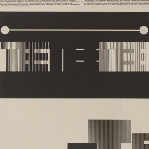 Typographic Process, NR.1–NR.5 (Wolfgang Weingart)