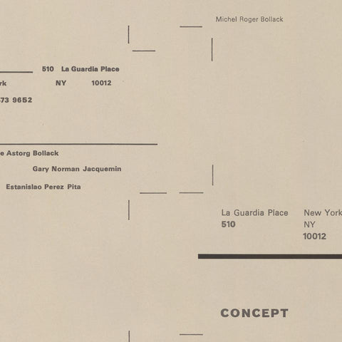 Typographic Process, NR.1–NR.5 (Wolfgang Weingart)