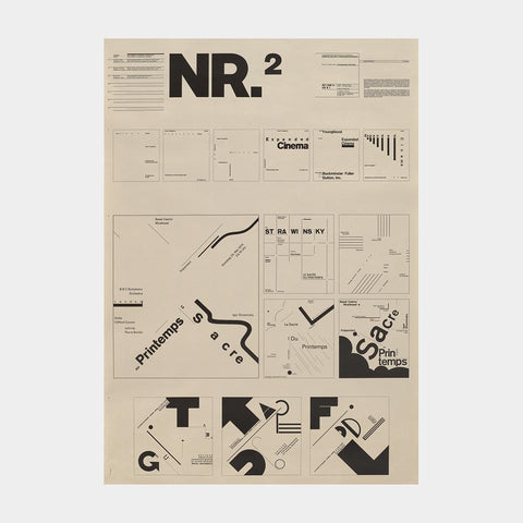 Typographic Process, NR.1–NR.5 (Wolfgang Weingart)