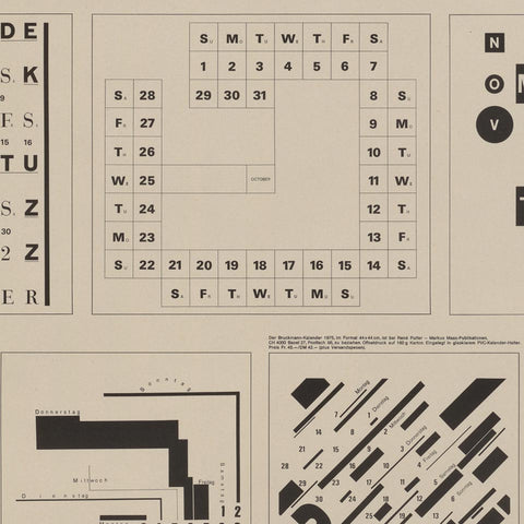 Typographic Process, NR.1–NR.5 (Wolfgang Weingart)