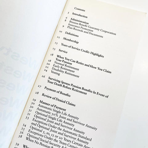 Westvaco Pension Plan for Hourly Paid Employees (Bradbury Thompson)