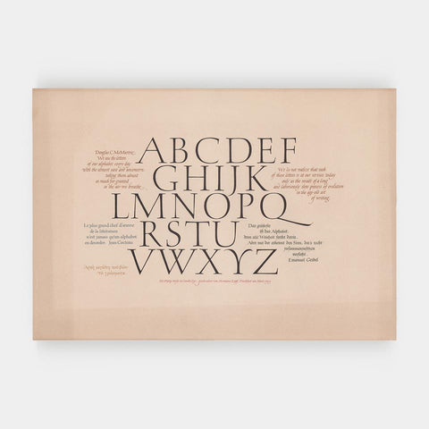 [An alphabet by Hermann Zapf for Philip Hofer]