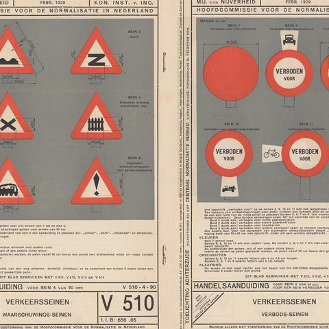 Mededeeling No. 14 van de Hoofdcommissie vor de Normalisatie in Nederland (Piet Zwart)