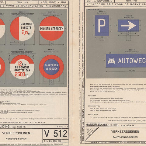 Mededeeling No. 14 van de Hoofdcommissie vor de Normalisatie in Nederland (Piet Zwart)