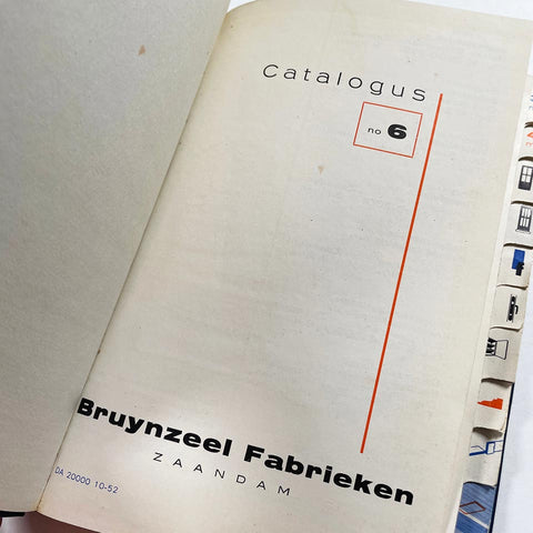 Bruynzeel Fabrieken: Catalogus No 6 (Piet Zwart)
