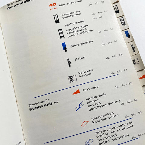 Bruynzeel Fabrieken: Catalogus No 6 (Piet Zwart)