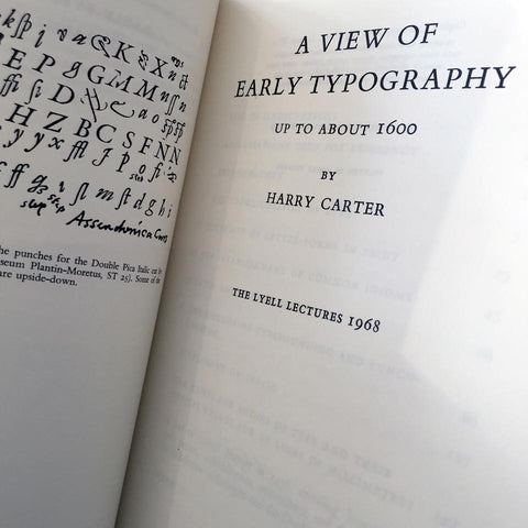 A View of Early Typography