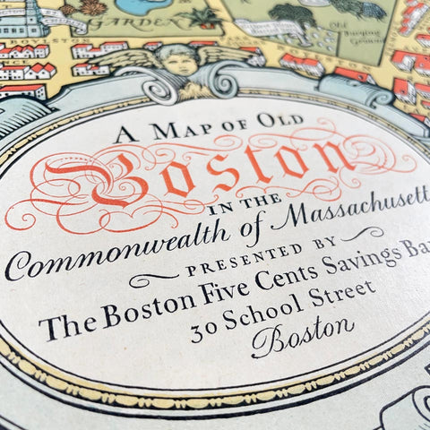A Map of Old Boston