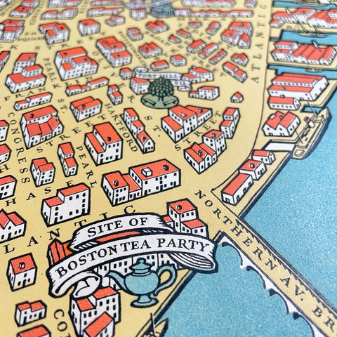 A Map of Old Boston