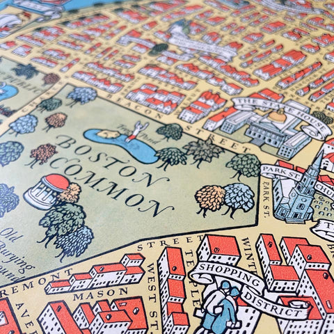 A Map of Old Boston
