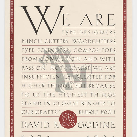 David R. Godine, Publisher: We Are [. . .]