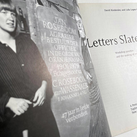 Letters Slate Cut