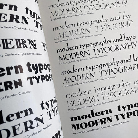 Modern Typography & Layout