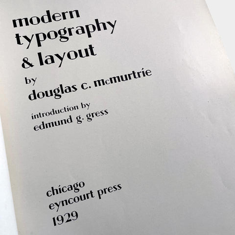 Modern Typography & Layout