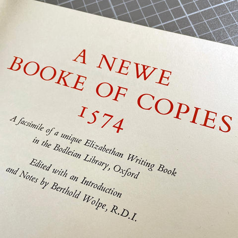 A Newe Booke of Copies 1574