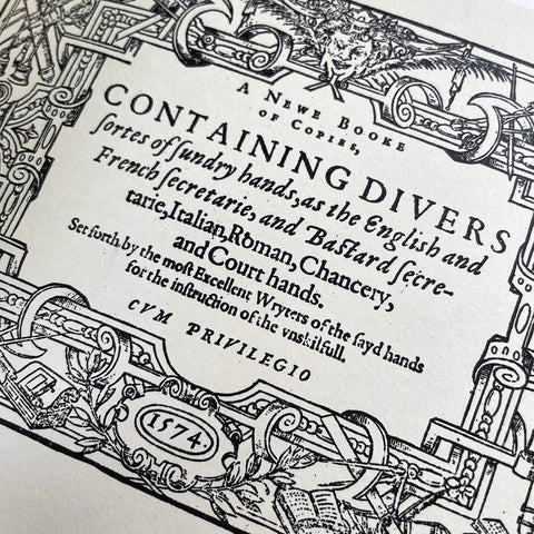 A Newe Booke of Copies 1574