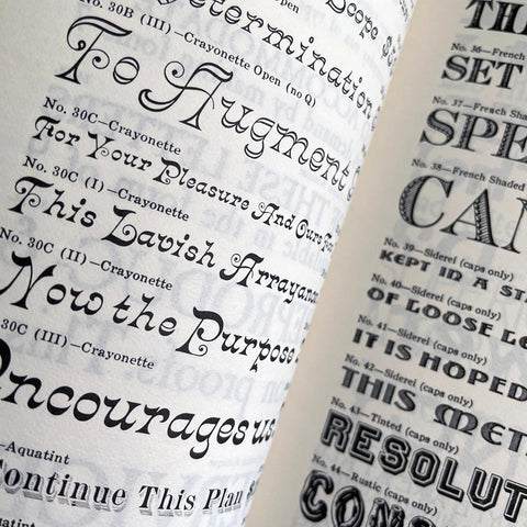 Olde Type Faces at Tri-Arts Press