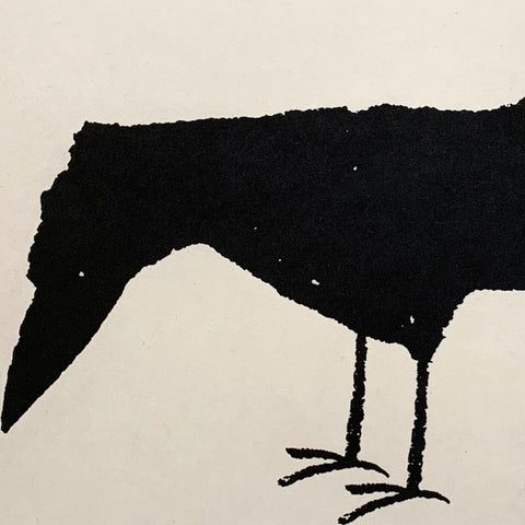 Cyrus Highsmith: Pecking Crow Etching