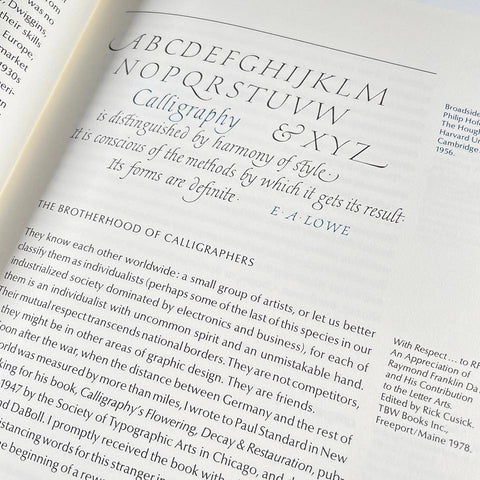 Hermann Zapf and His Design Philosophy