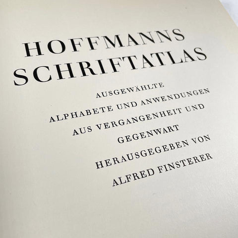 Hoffmanns Schriftatlas