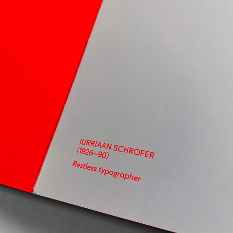 Jurriaan Schrofer: Restless Typographer