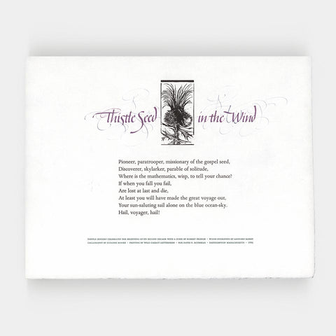Thistle Seed in the Wind (Baskin)