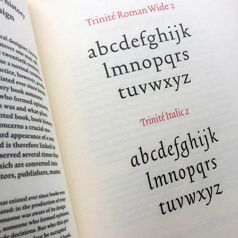 Trinité & Lexicon: The Typefaces Designed by Bram de Does