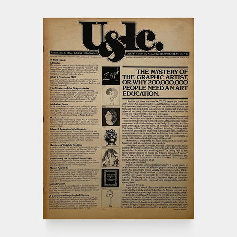 U&lc, Vol. 3, No. 1