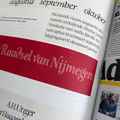 Gerard Unger: Life in Letters