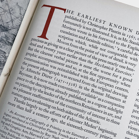 Dürer’s 1511 Drawing of a Press and Printer